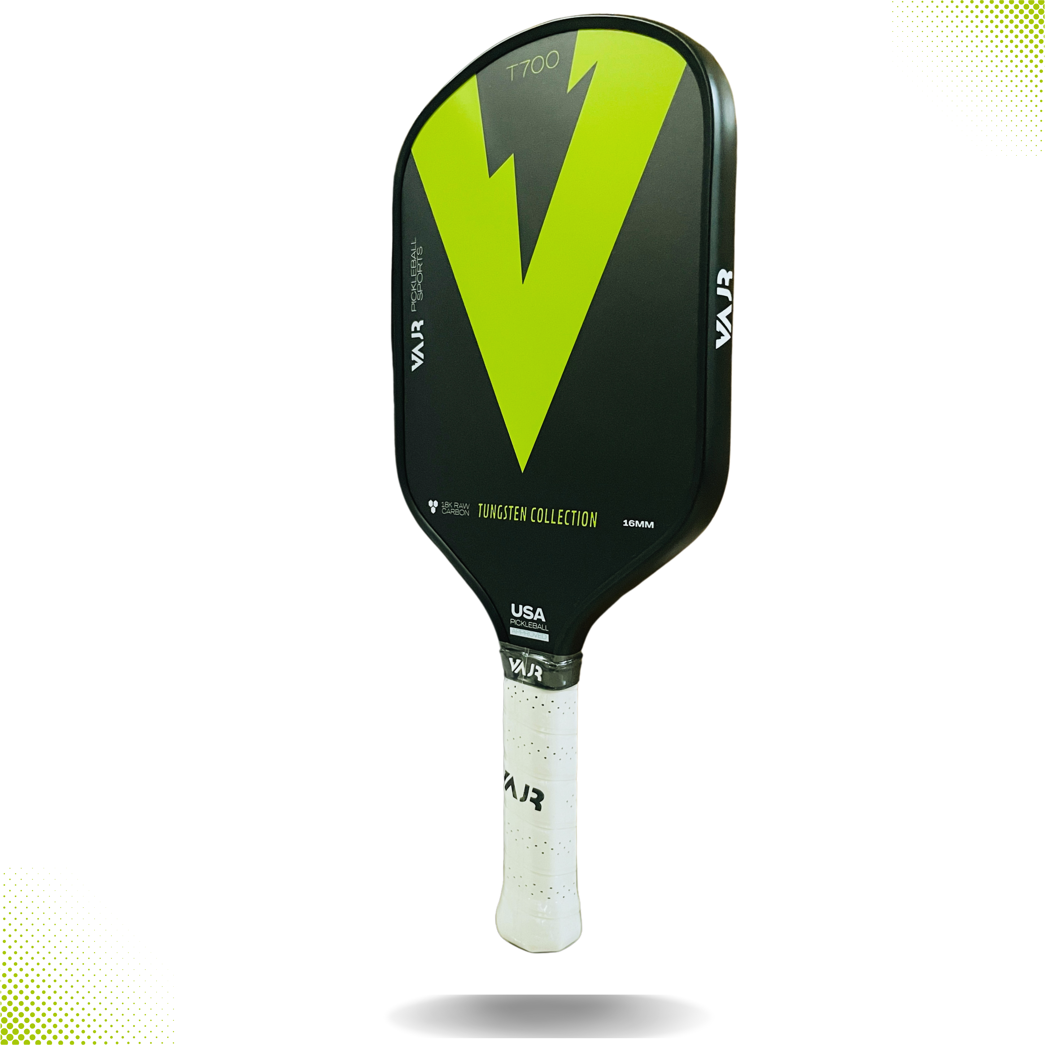 VAJR Tungsten Collection - Pickleball Paddle TG 02 - V2 - Green