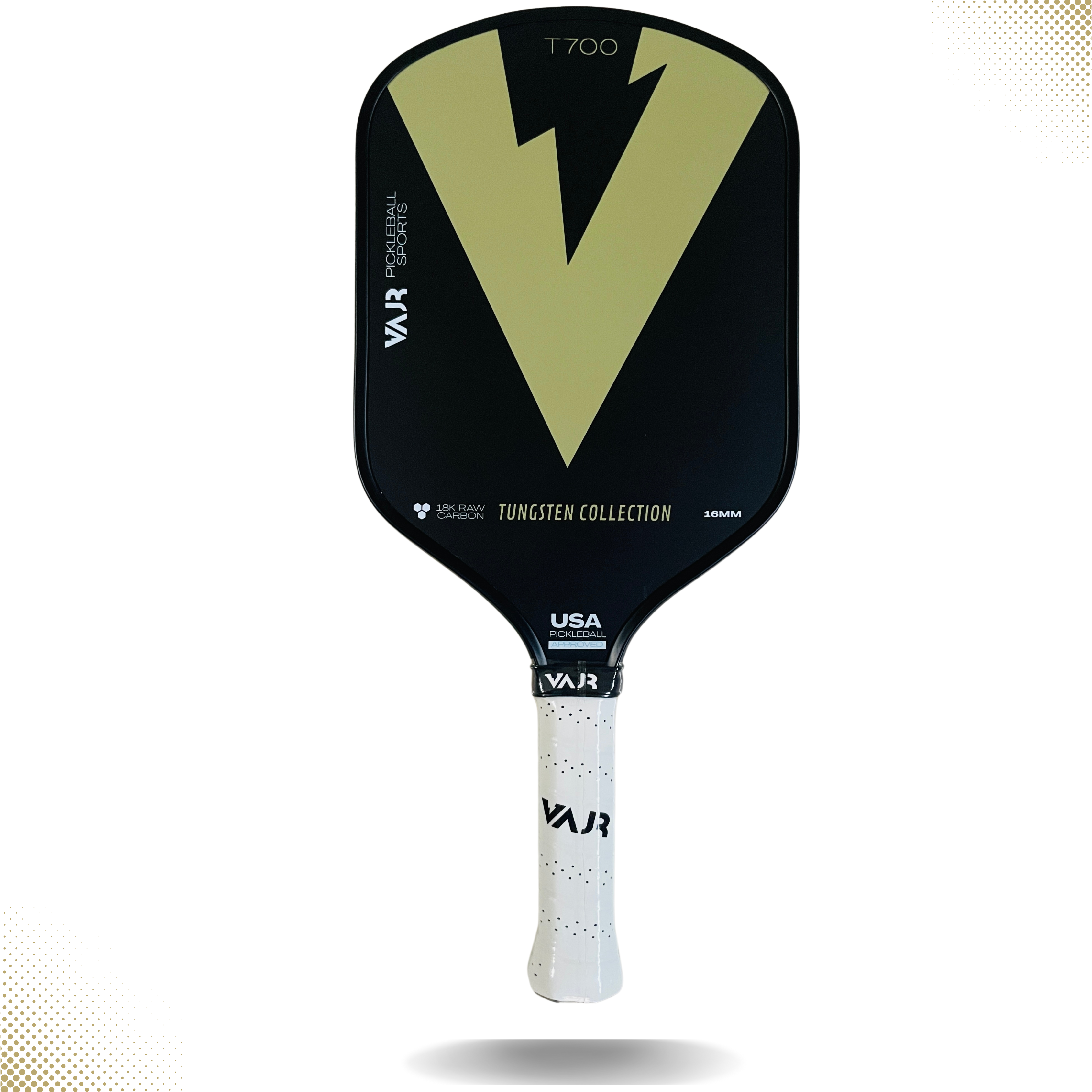 VAJR Tungsten Collection - Pickleball Paddle TG 02 - V2 - Gold