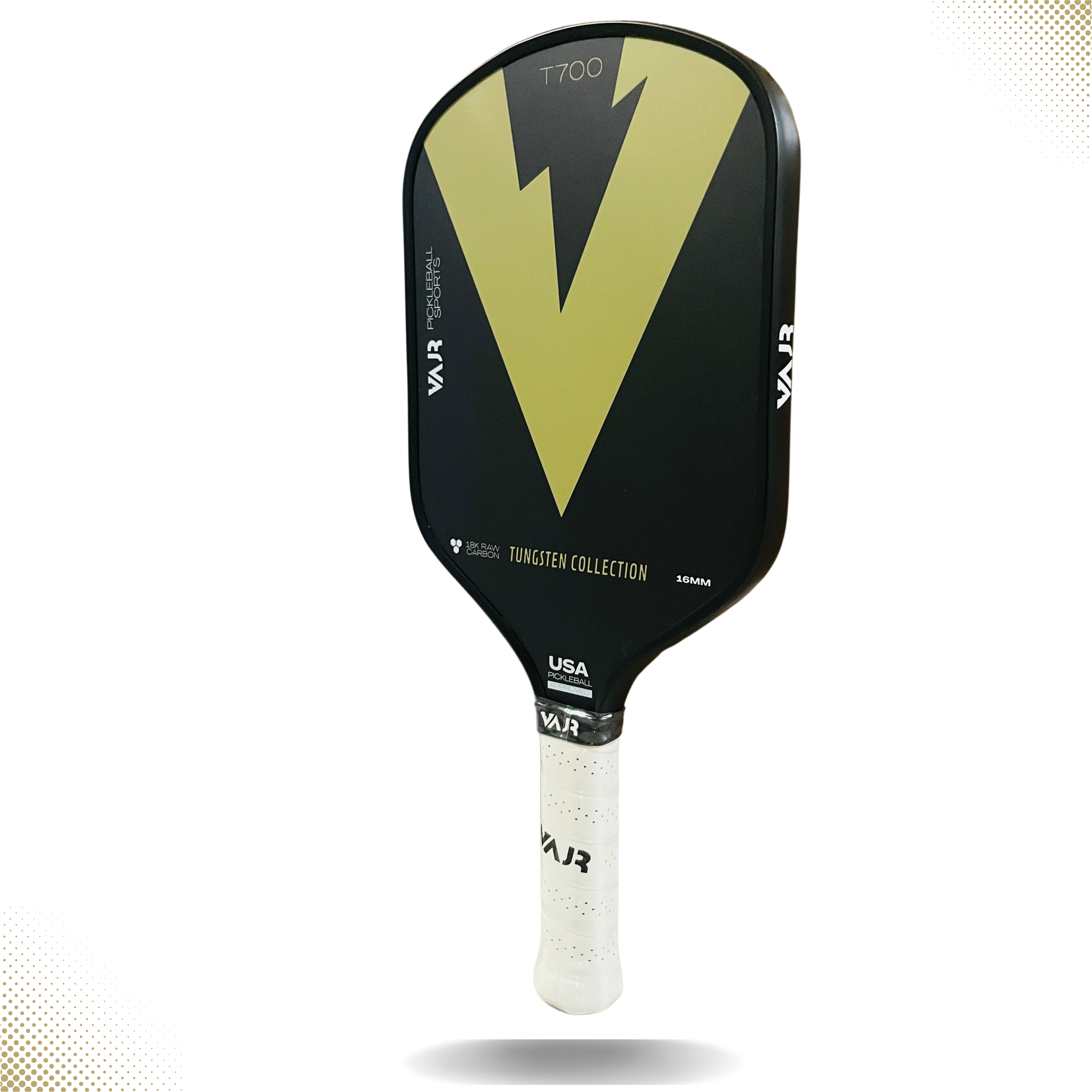 VAJR Tungsten Collection - Pickleball Paddle TG 02 - V2 - Gold