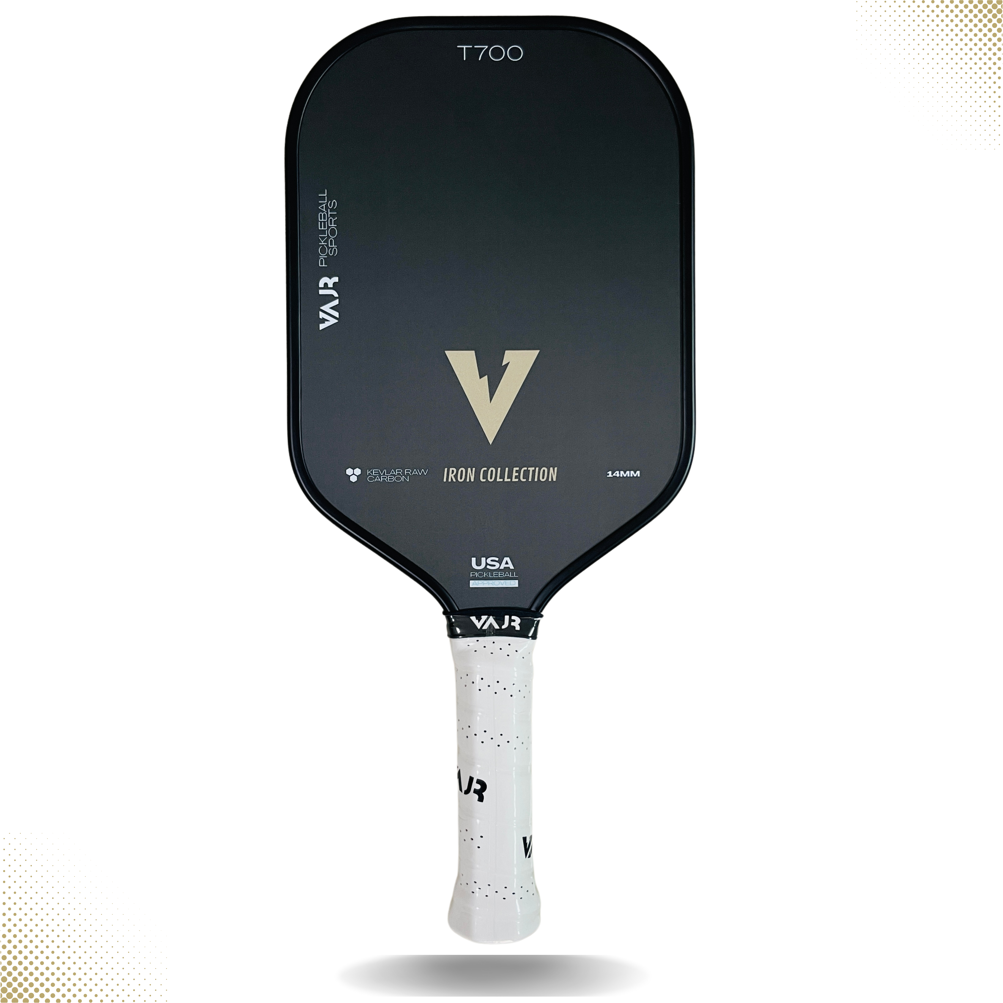 VAJR Iron Collection - Pickleball Paddle AX14 - V2 - Gold