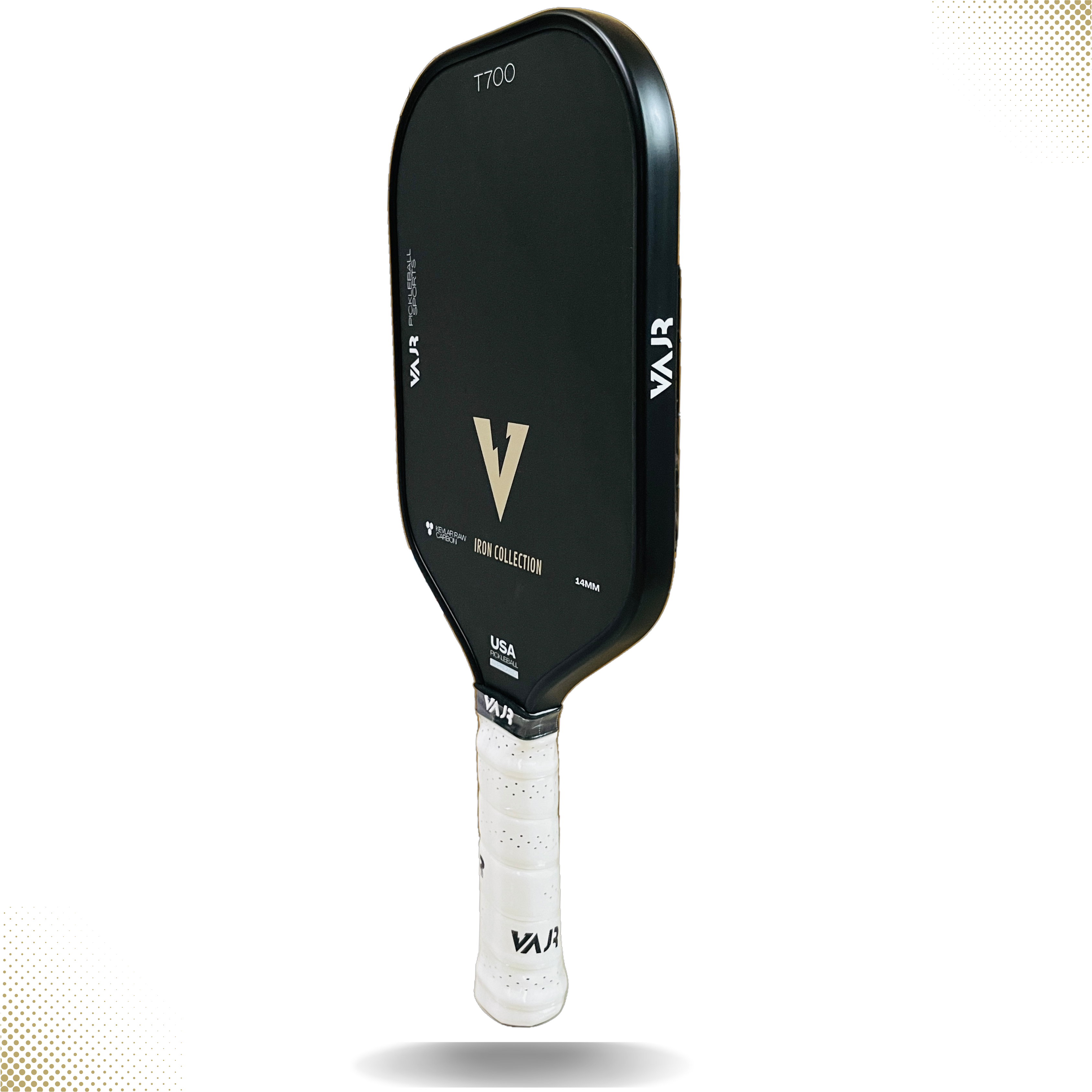 VAJR Iron Collection - Pickleball Paddle AX14 - V2 - Gold