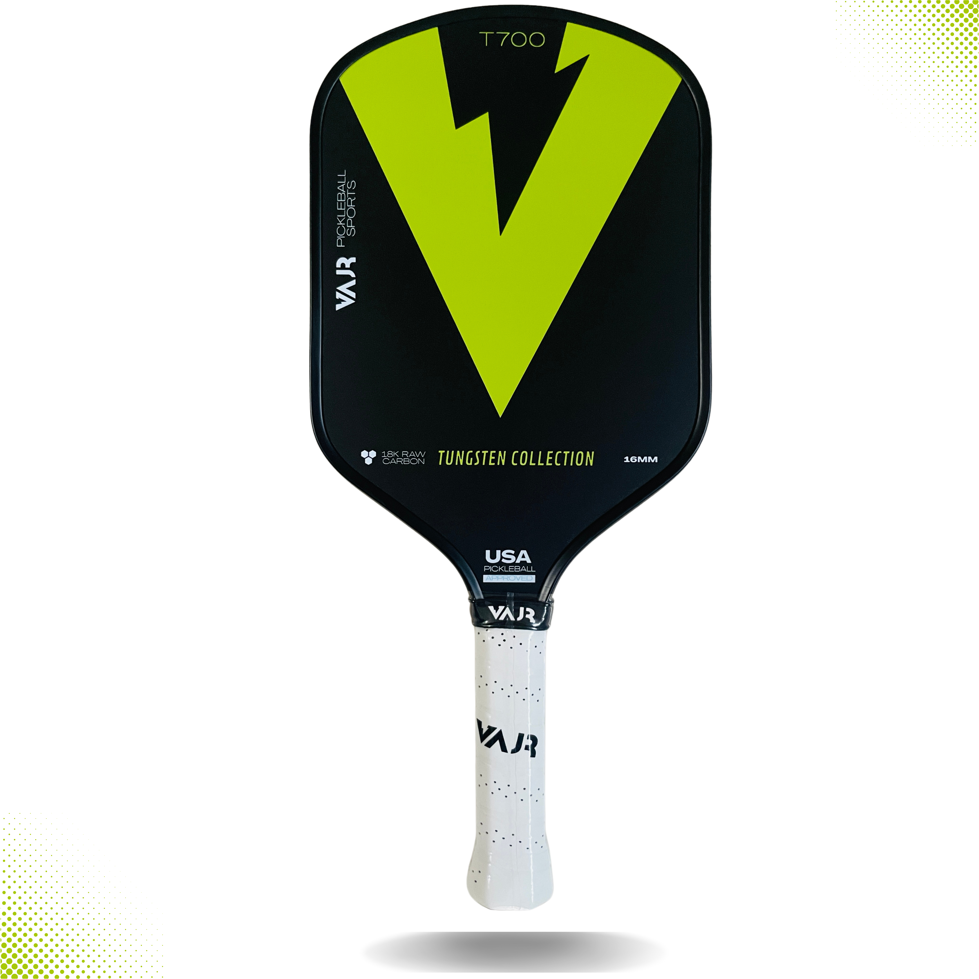 VAJR Tungsten Collection - Pickleball Paddle TG 02 - V2 - Green