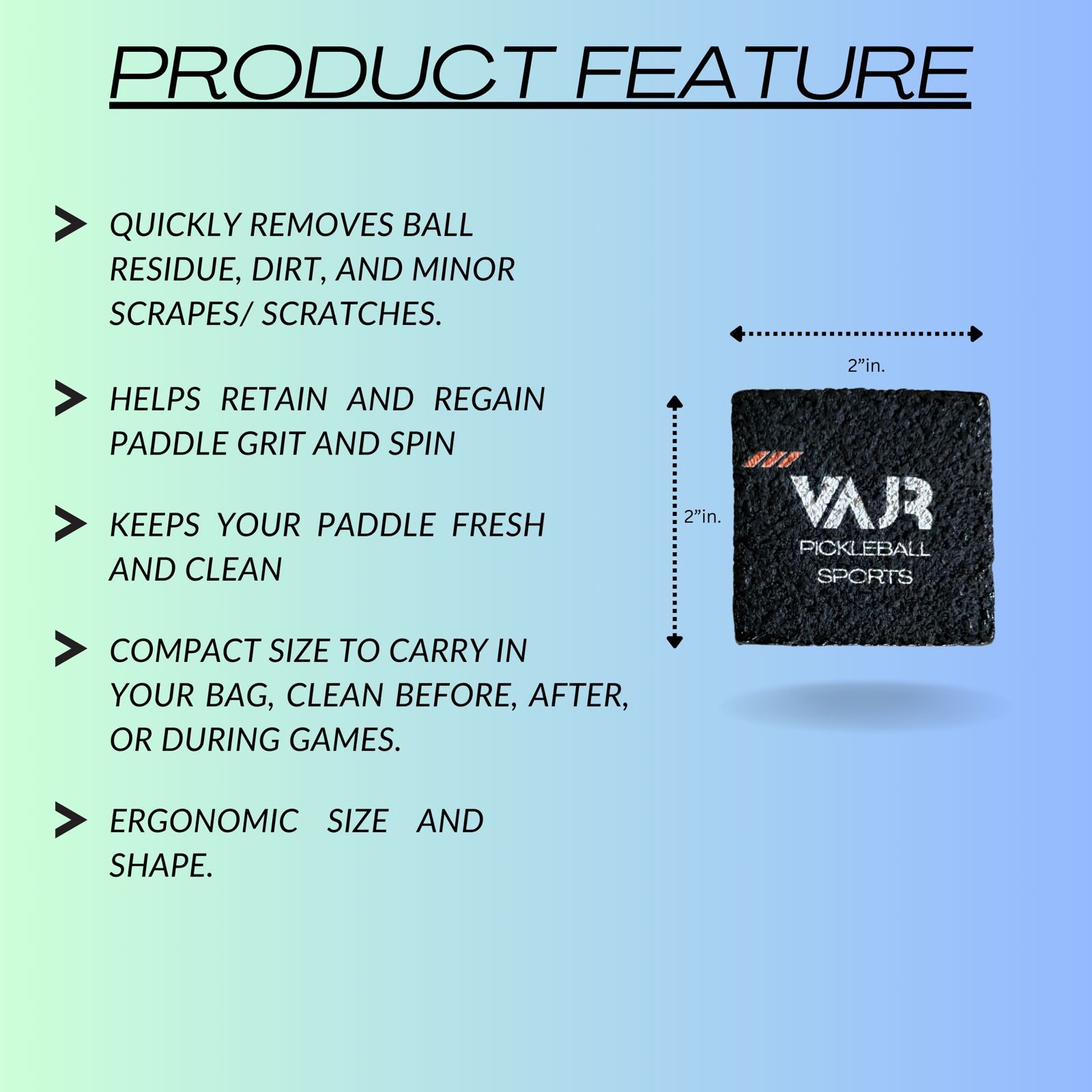 VAJR Paddle Eraser