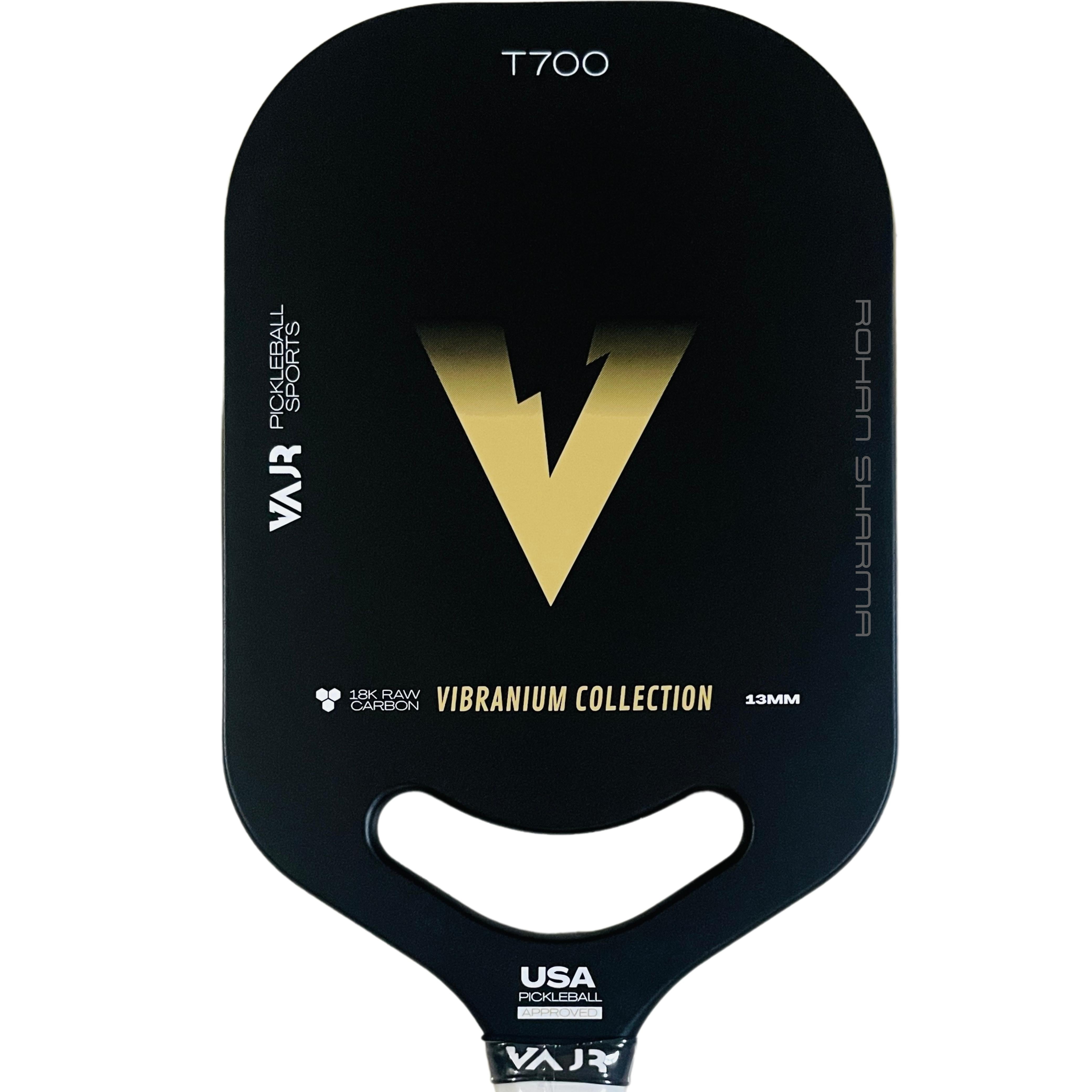 VAJR Vibranium Collection - Pickleball Paddle AR13 - V2 - Gold